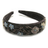 Beaded Flowers Head Band