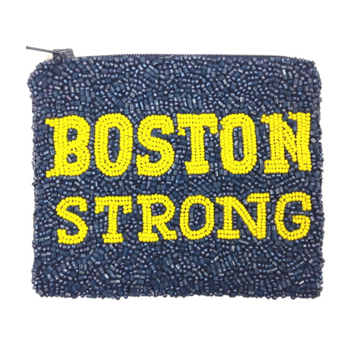 Beaded "Boston Strong" Coin Purse