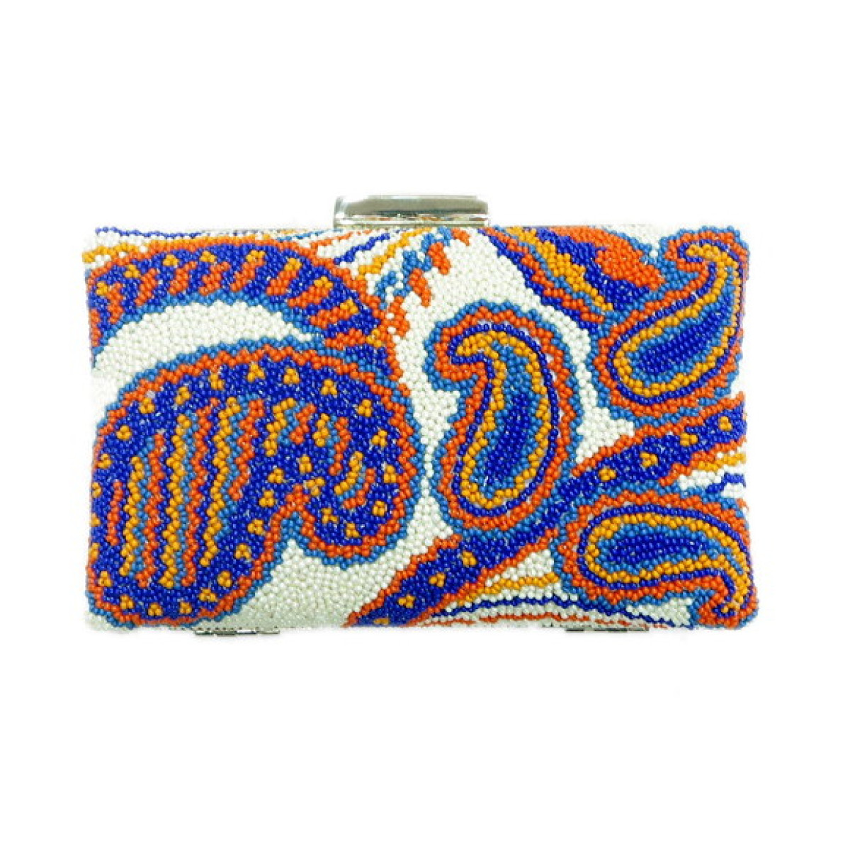 Beaded Box Bag Paisleys