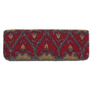 Beaded Clutch with Strap