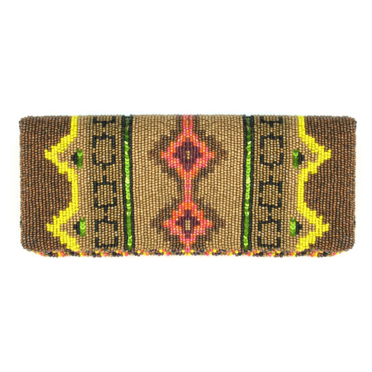 Beaded Fold Over Clutch