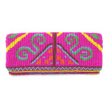 Beaded Fold Over Clutch