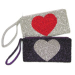 Beaded Heart Bag