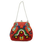 Beaded Print Bag
