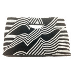 Beaded Print Fold Over Clutch