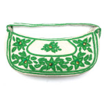 Burlap Crescent Tote