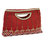 Canvas Tote with Beaded Embellishments