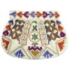 Embroidered Canvas Clutch