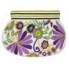 Clutch with Embroidered Flowers