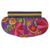 Clutch with Embroidered Flowers