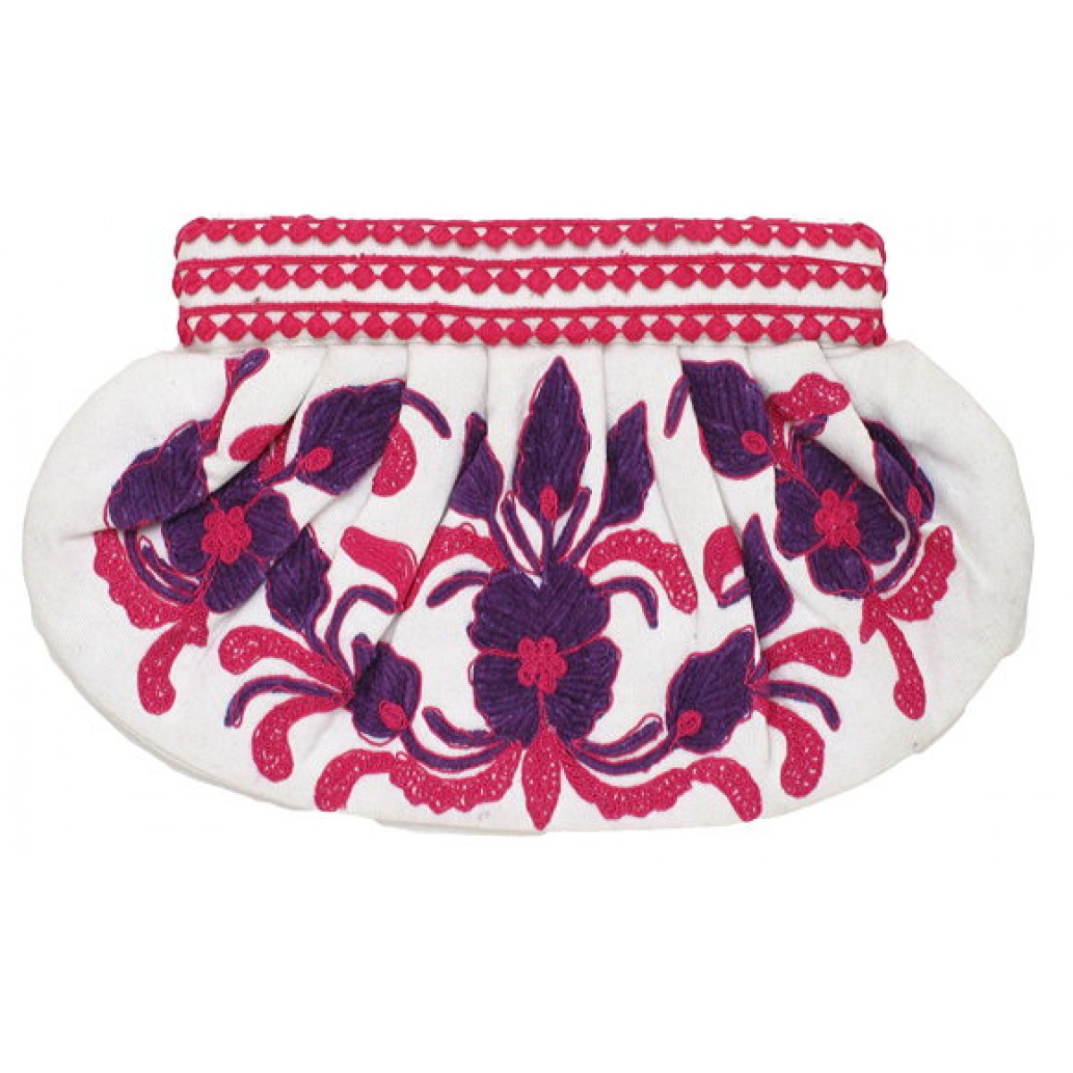Clutch Floral Embroidery