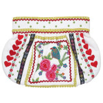 Clutch Folkart with Bird
