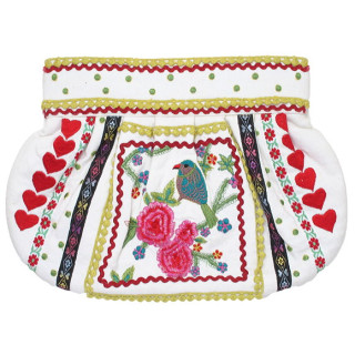 Clutch Folkart with Bird Clutch Folkart with Bird