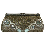 Clutch with Crystal Stones