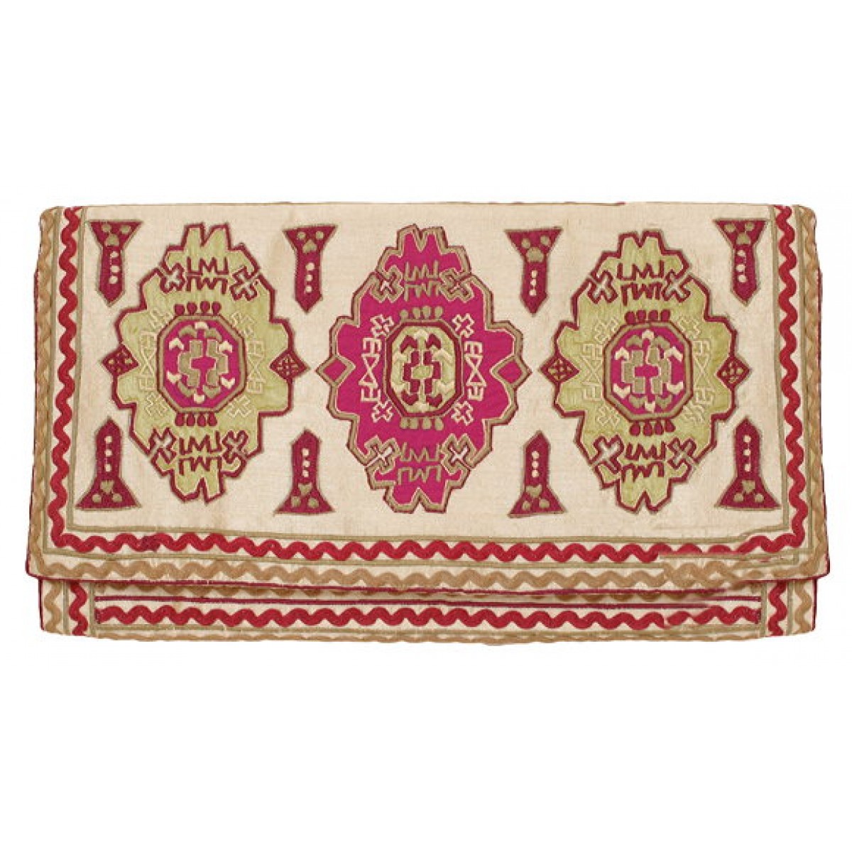 Clutch with Embroidery