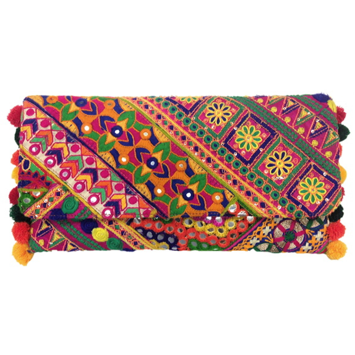 Clutch with Jaipur Embroidery