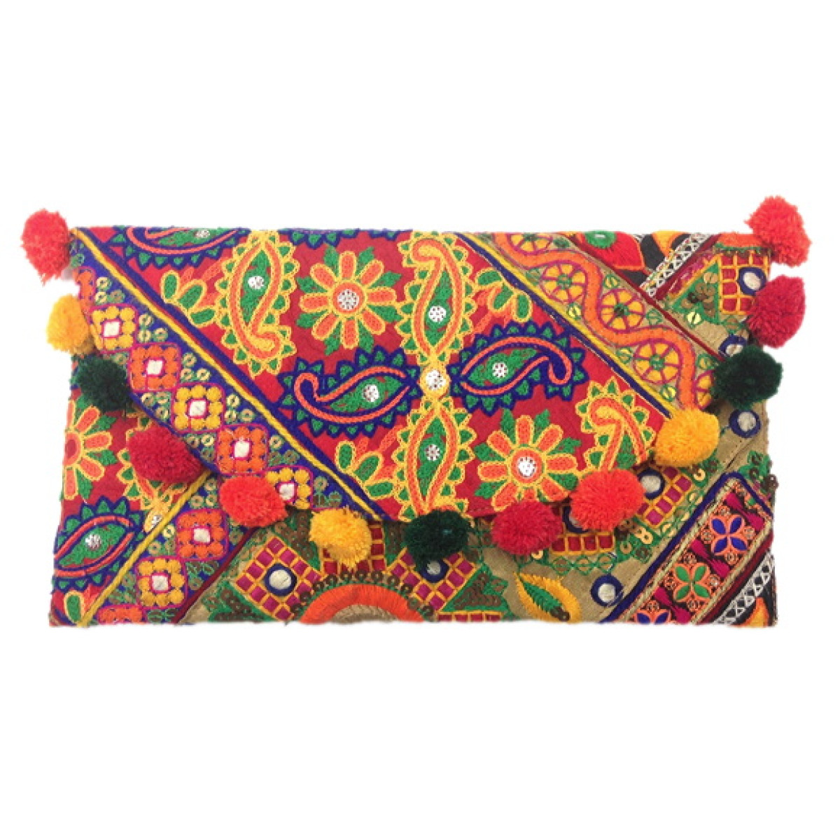 Clutch with Jaipur Embroidery