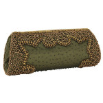 Clutch with Metallic Embellishments