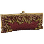 Clutch with Metallic Embellishments