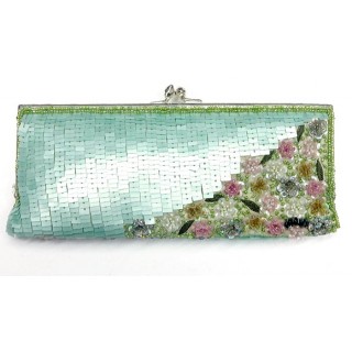Clutch With Sequin, Beads and Embroidery