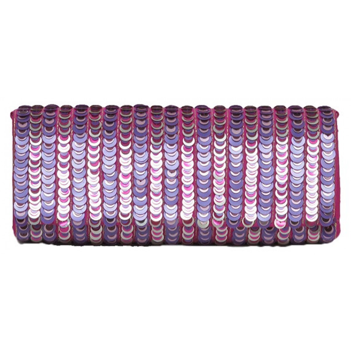Clutch with Vertical Sequin