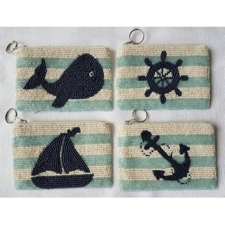 Coin Purse Stripes Nautical Coin Purse Stripes Nautical