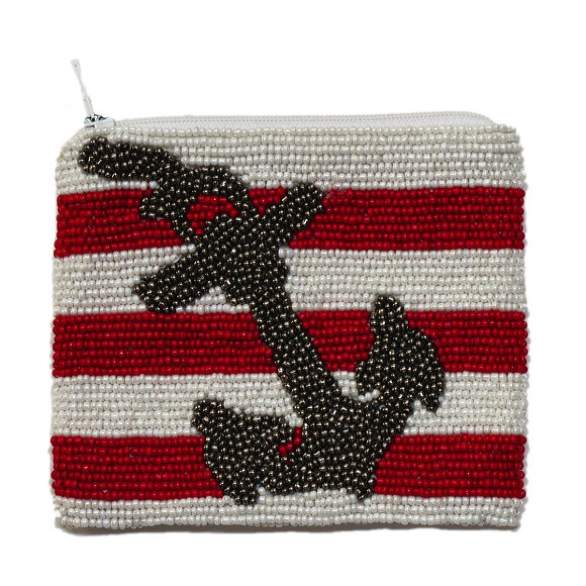 Coin Purse Stripes with Anchor