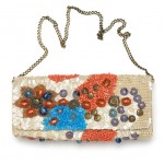 Coral & Turquoise Stone Clutch