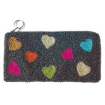 Cosmetic Pouch with Love Motif
