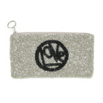 Cosmetic Pouch with Love Motif