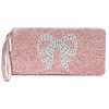 Cosmetic Pouch Wristlet Bow Bag