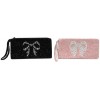 Cosmetic Pouch Wristlet Bow Bag