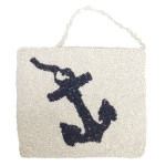 Cross Body Pouch with Anchor Motif