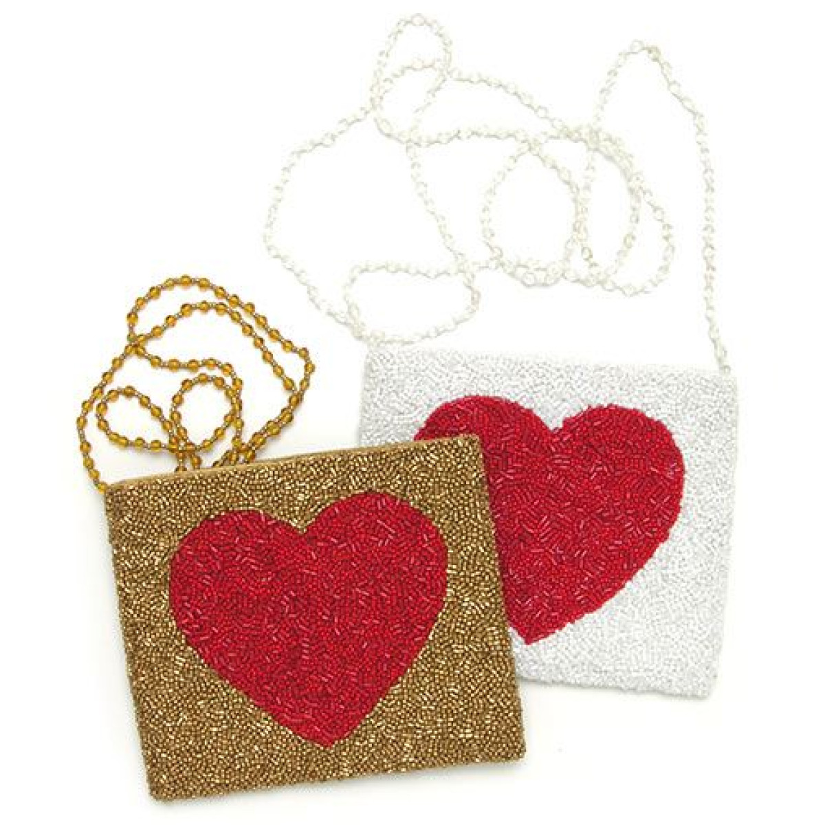 Cross Body with Heart Motif