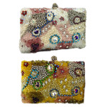 Crystal and Stone Box Bag