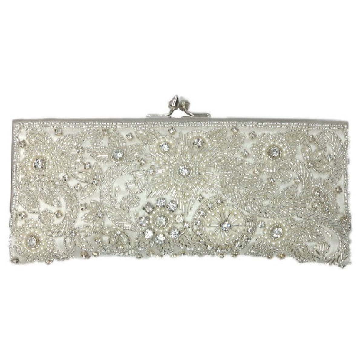Elegant Crystal Beaded Clutch
