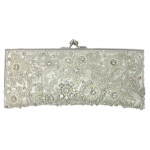 Elegant Crystal Beaded Clutch
