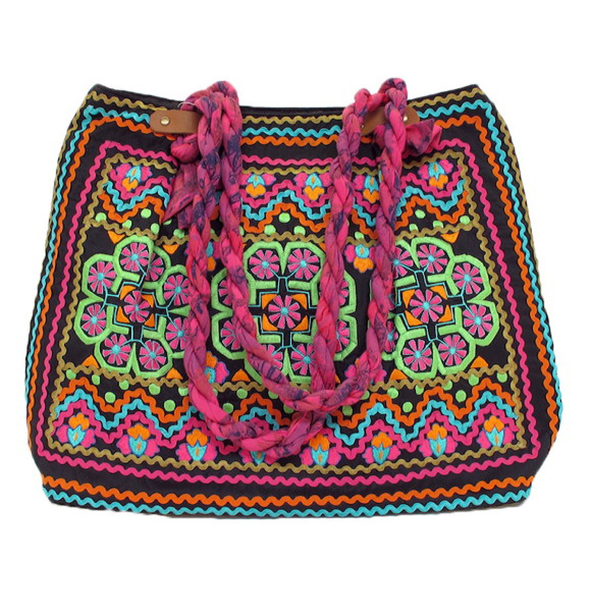 Embroidered Canvas Tote