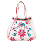 Embroidered Canvas Tote