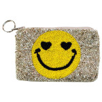 Emoji Beaded Coin Purse