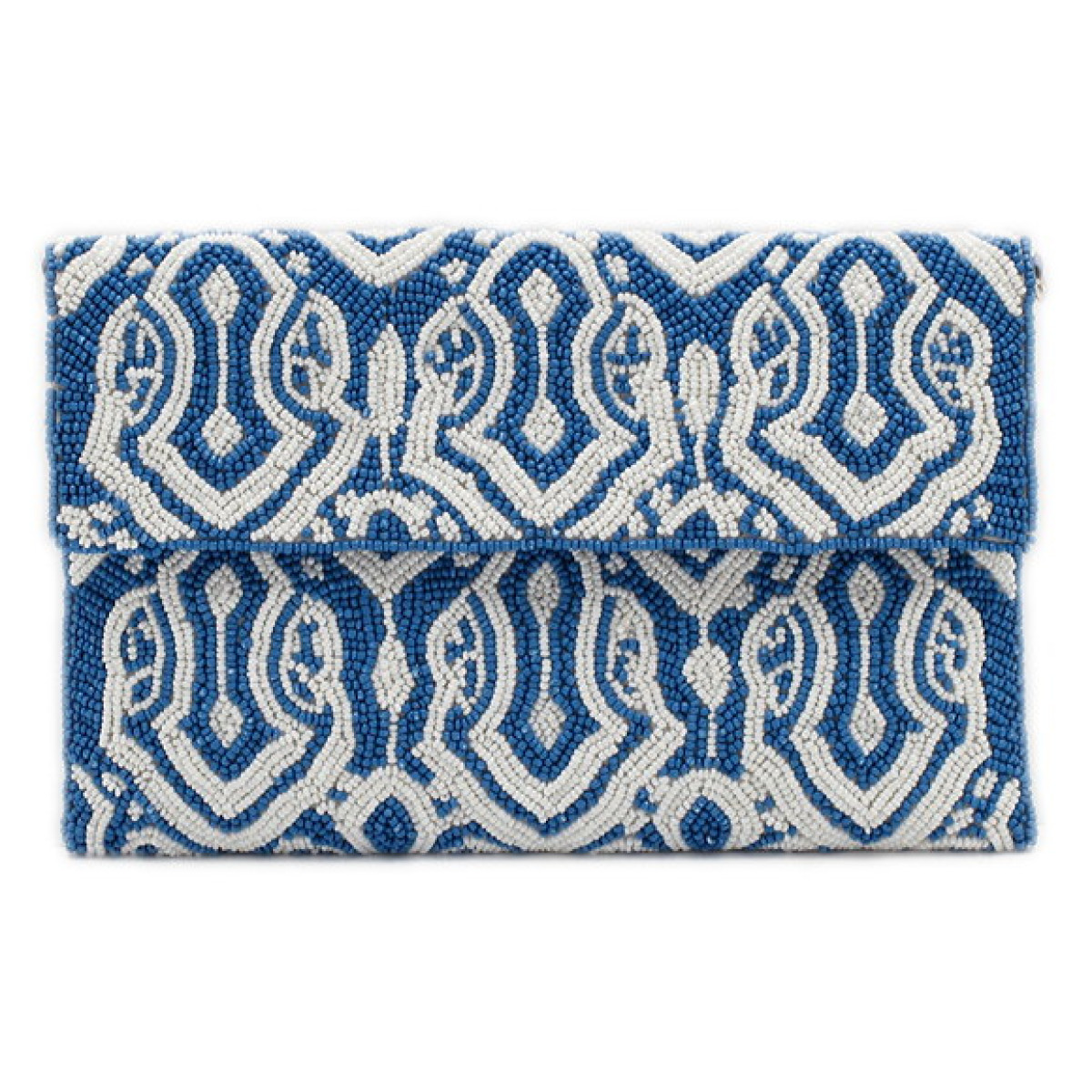 Envelope Clutch Beaded Print