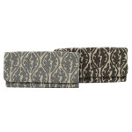 Filagree Print Clutch
