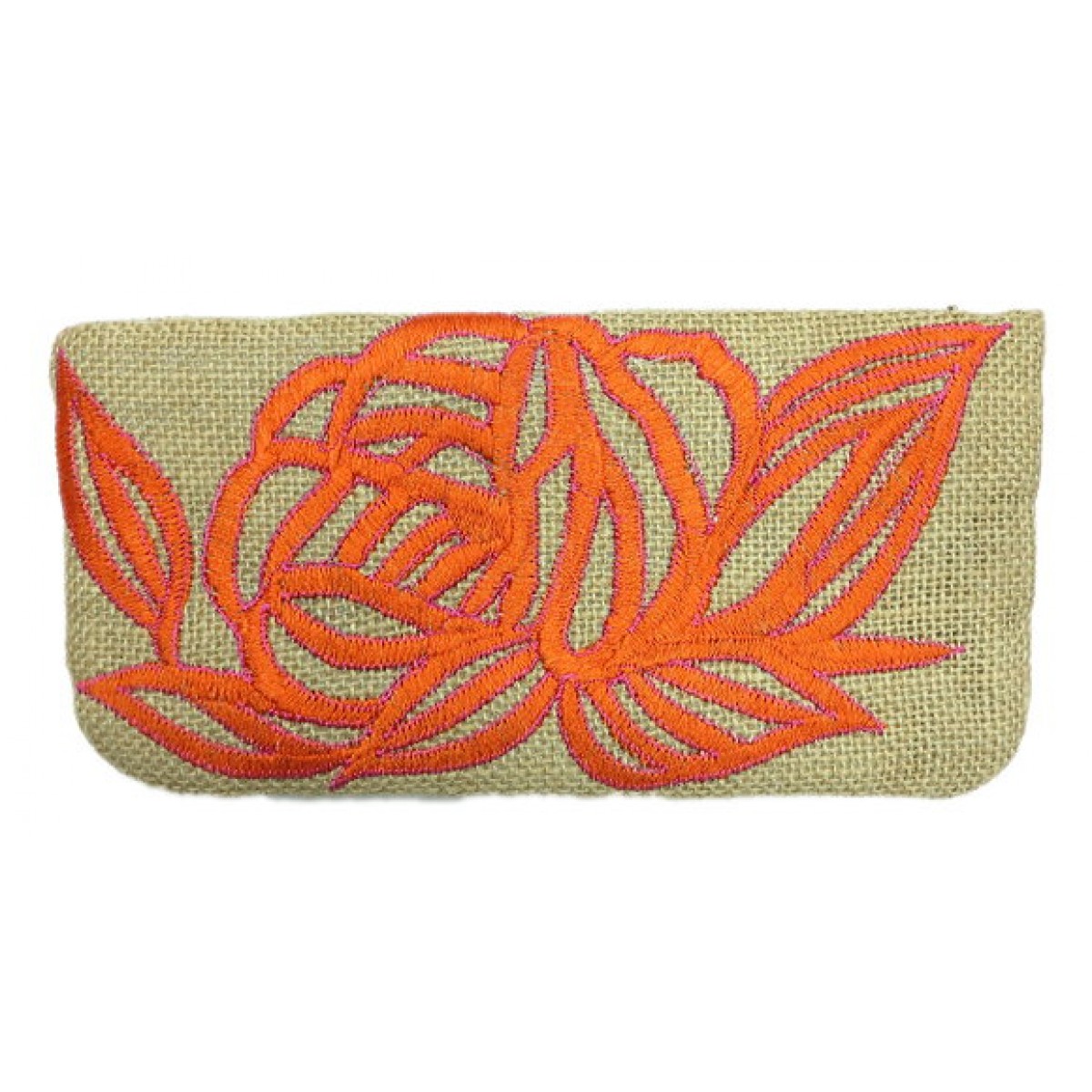 Floral Embroidered Purse