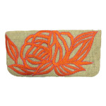 Floral Embroidered Purse