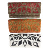 Fold Over Clutch Geometric Floral