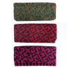 Fold Over Clutch Geometric Pattern