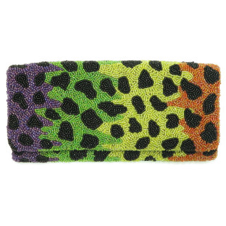 Fold Over Clutch Animal Print