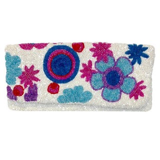 Fold Over Clutch Floral Pattern