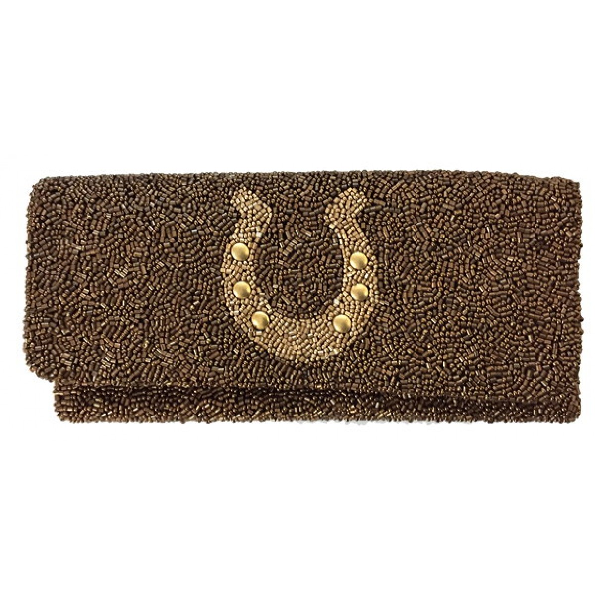 Fold Over Clutch with Horse Show Motif