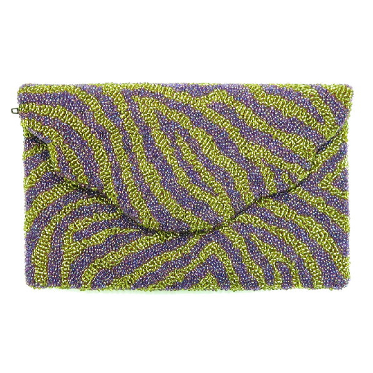 Fold Over Clutch Zebra Design